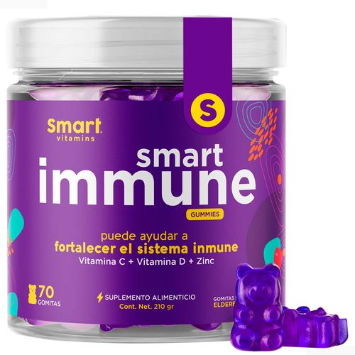 SMART IMMUNE- Suplemento en gomitas Originales, Fortalece tu sistema inmunológico 70 gomitas Smart Vitamins